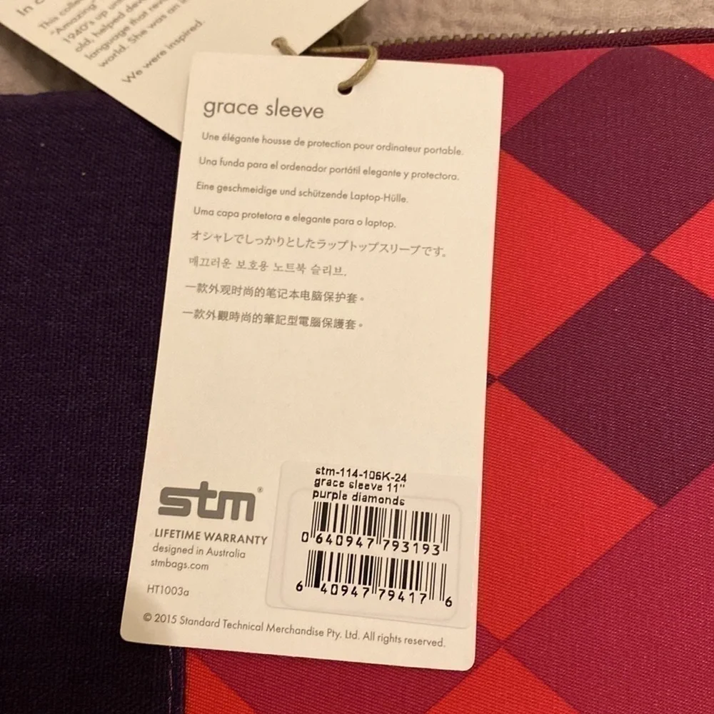 STM Bags Laptop Case . New.